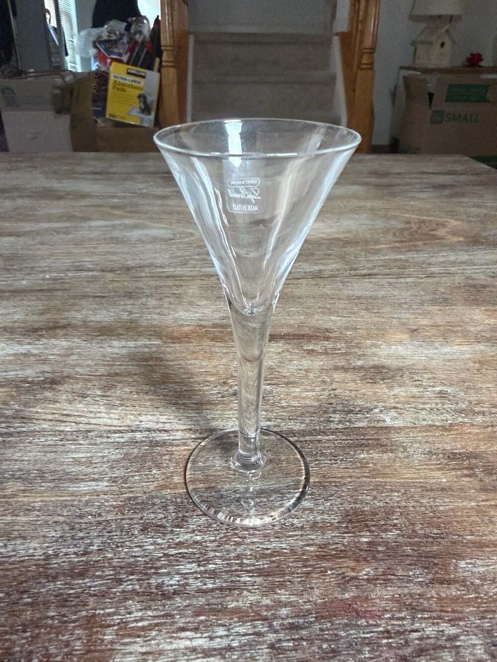 Luigi Bormioli Light & Music Collection Martini Cocktail Glass Made in Italy